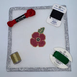 Needlepoint Rememberance Poppy - Canvas and Kit
