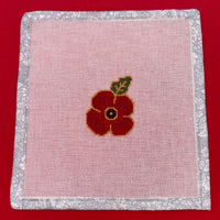 Needlepoint Rememberance Poppy - Canvas ONLY