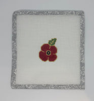 Needlepoint Rememberance Poppy - Canvas ONLY