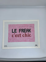 Le Freak c’est chic Needlepoint Canvas