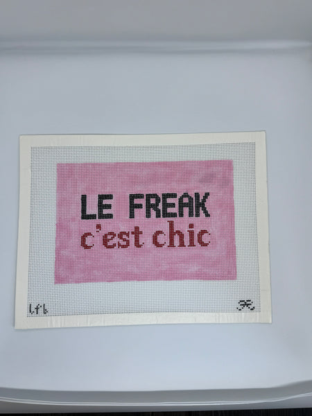 Le Freak c’est chic Needlepoint Canvas
