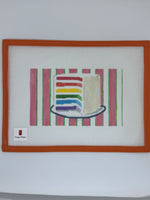 Rainbow Cake Needlepoint Canvas