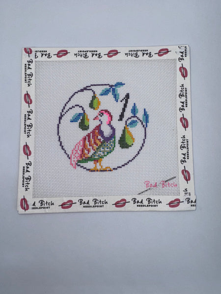 Bad B*tch 1st day of Christmas canvas